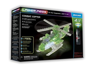 Obrazek Klocki laser pegs 4 w 1 Combat Copter