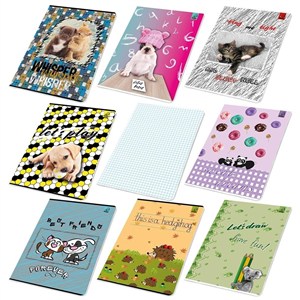 Picture of Zeszyt A5/16K kratka BF zwierzaki (20szt)