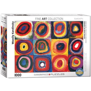 Picture of Puzzle 1000 Kandinsky Study Squares 6000-1323