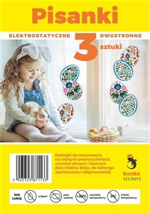 Picture of Naklejki Wielkanocne Pisanki 3szt