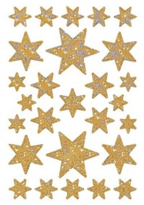 Obrazek Naklejki gwiazdki złote