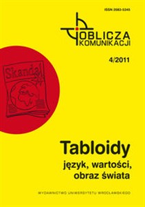 Picture of Tabloidy Język wartości obraz świata