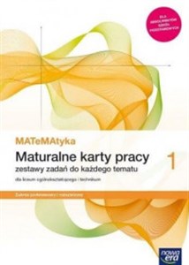Picture of MATeMAtyka 1 Maturalne karty pracy Zakres podstawowy i rozszerzony. Szkoła ponadpodstawowa