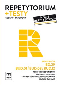 Obrazek Repetytorium i testy Technik budownictwa BD.29/BUD.01/BUD.08/BUD.12. Egzamin zawodowy