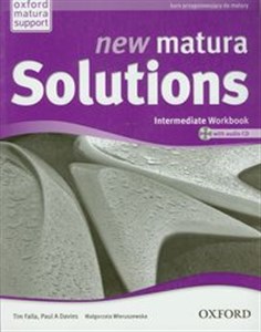 Picture of New Matura Solutions  Intermediate Workbook z płytą CD