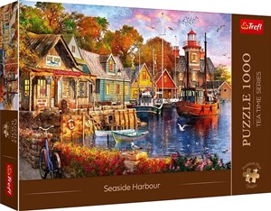 Obrazek Puzzle Premium Plus Quality 1000 Tea Time Nadmorski zakątek