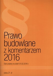 Picture of Prawo Budowlane z komentarzem 2016
