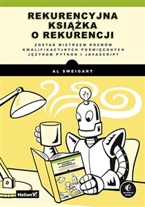 Obrazek Rekurencyjna książka o rekurencji Zostań mistrzem rozmów kwalifikacyjnych poświęconych językom Python i JavaScript