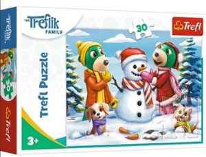 Picture of Puzzle 30 Zimowe zabawy Treflików 18300