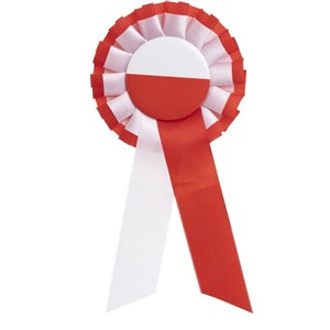 Picture of Kotylion biało-czerwony