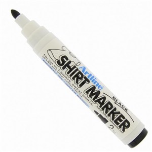 Obrazek Marker do tkanin T-Shirt 2mm - czarny (AR-002)