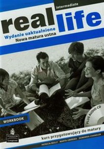 Obrazek Real Life Intermediate Workbook + CD Kurs przygotowujący do matury