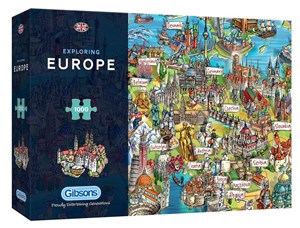 Picture of Puzzle 1000 Odkrywanie Europy