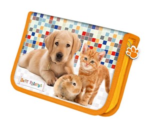 Obrazek Piórnik pojedynczy Best friends ARGUS