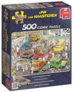 Picture of Puzzle 500 Haasteren Malowanie samochodów G3