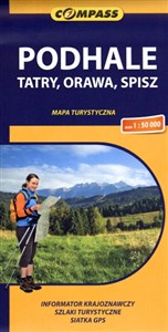 Obrazek Podhale Tatry, Orawa, Spisz mapa turystyczna
