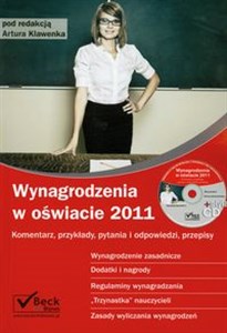 Picture of Wynagrodzenia w oświacie 2011 + CD Komentarz, przykłady, pytania i odpowiedzi, przepisy