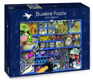 Obrazek Puzzle 1000 Niebieska kolekcja