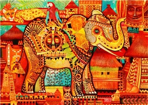 Obrazek Puzzle 1500 Afryka Oxana Zaika