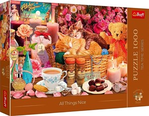 Obrazek Puzzle Premium Plus Quality Tea Time: Wszystko co przyjemne 1000