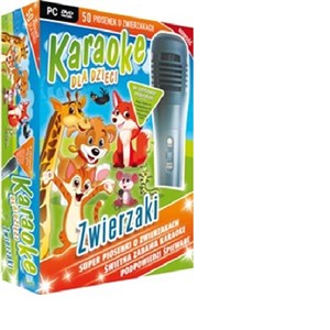 Obrazek Karaoke dla dzieci Zwierzaki z mikrofonem (PC-DVD)
