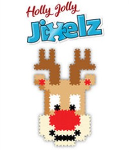 Obrazek Puzzelki Pixelki Jixelz Bombka Renifer