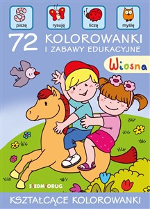 Picture of Wiosna 72 kolorowanki i zabawy edukacyjne