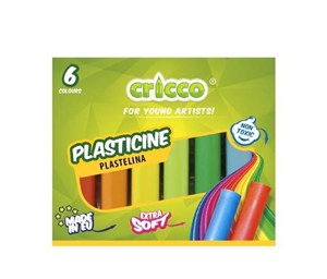 Picture of Plastelina Cricco, 6 kolorów (CR370K6)