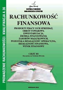 Picture of Rachunkowość Finansowa część III PADUREK