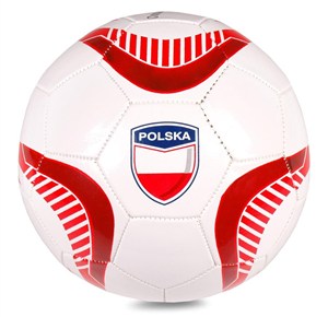 Obrazek Piłka nożna Polska biało-czerwona 2