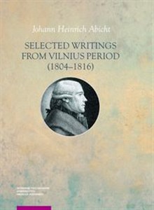 Picture of Selected Writings from Vilnius Peroid (1804-1816)