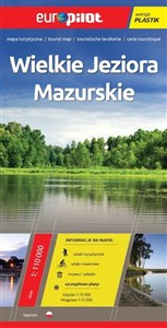 Obrazek Wielkie Jeziora Mazurskie mapa turystyczna 1:110 000 laminowana
