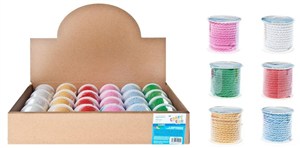 Obrazek Sznurek dekoracyjny 3mm 3m MIX