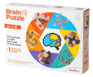 Picture of Łamigłówka Brain Puzzle zestaw 6 szt.
