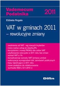 Picture of VAT w gminach 2011 rewolucyjne zmiany