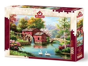 Picture of Puzzle 1000 Czerwony stary młyn