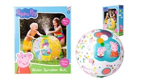 Obrazek Piłka zraszacz 50cm Świnka Peppa