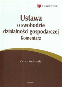 Picture of Ustawa o swobodzie działalności gospodarczej komentarz