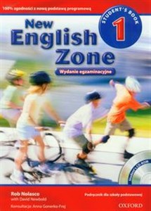 Picture of New English Zone 1 Podręcznik z płytą CD wydanie egzaminacyjne Szkoła podstawowa