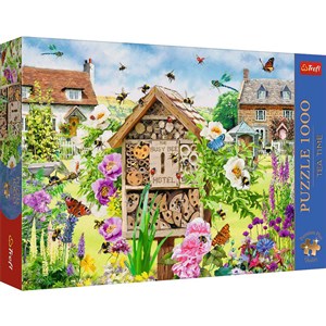 Obrazek Puzzle Premium Plus Quality 1000 Tea Time Dom dla pszczół