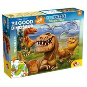 Picture of Puzzle dwustronne 2w1 supermaxi 108 Dobry dinozaur