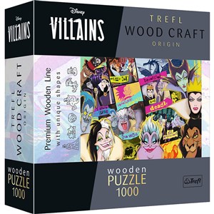 Picture of Puzzle 1000 drewniane Zlot złoczyńców Disney Villains 20167