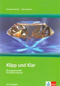 Picture of Klipp und Klar Ubungsgrammatik Grundstufe Deutsch Mit Losungen