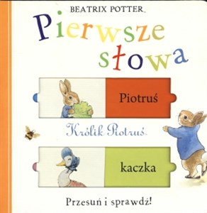 Picture of Pierwsze słowa Królik Piotruś Przesuń i sprawdź!