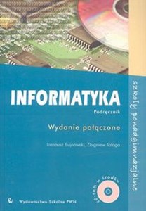 Obrazek Informatyka Podręcznik z płytą CD Wydanie połączone Szkoły ponadgimnazjalne