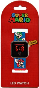 Picture of Zegarek LED z kalendarzem Super Mario GSM4236