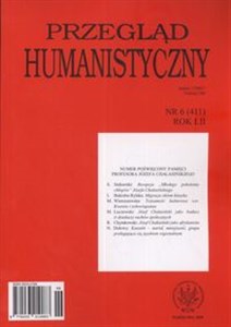 Obrazek Przegląd humanistyczny 6/2008