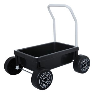 Obrazek PLASTO Chodzik Wózek czarny z cichymi kołami