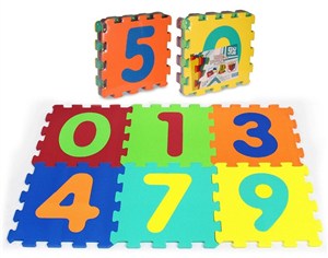 Picture of Puzzle piankowe 6 elementów Liczby