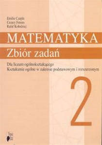 Picture of Matematyka 2 Zbiór zadań Liceum zakres podstawowy i rozszerzony